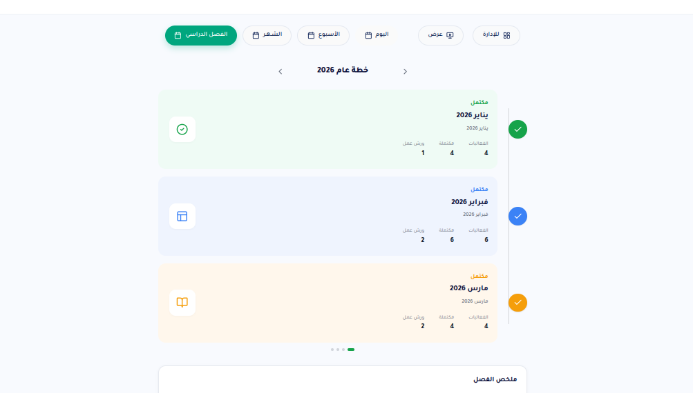 عرض الفصل الدراسي